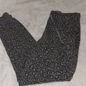 Abercrombie & Fitch Gray Patterned Joggers